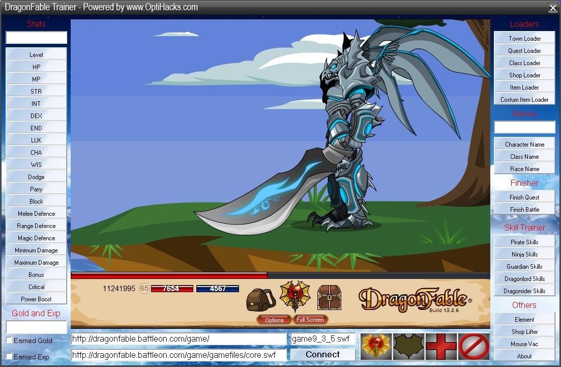 Dragonfable hack gold and exp generator